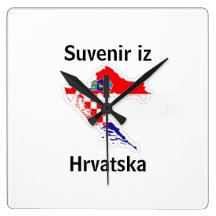 Reloj recordando a Croacia