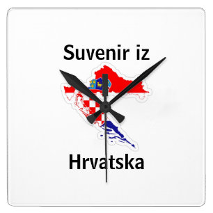 Reloj recordando a Croacia
