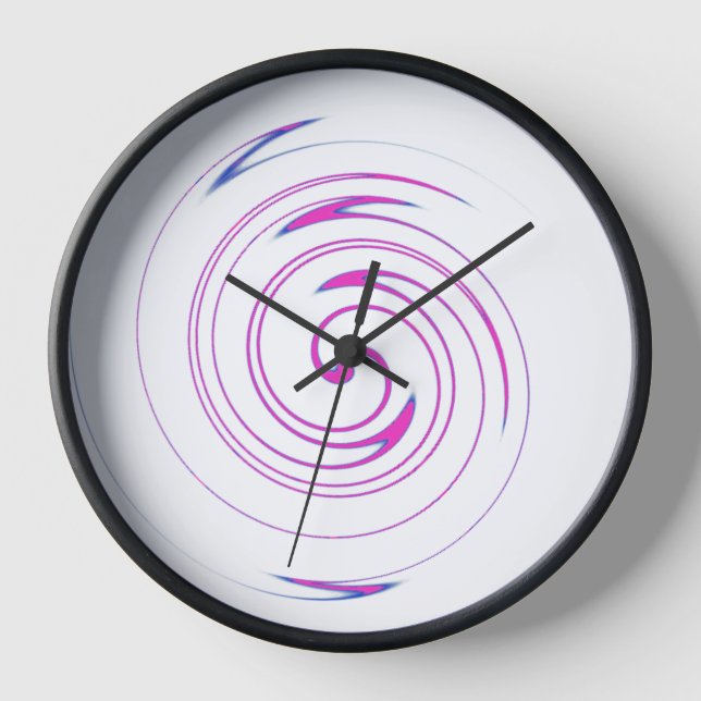 Reloj Redondeo tribal de Wall Clock (Anverso)