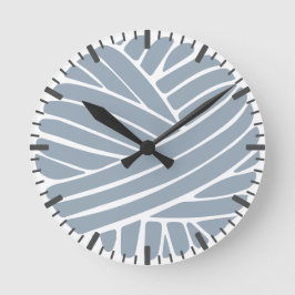 Reloj redondo Aleutian Minimal de yarn moderno