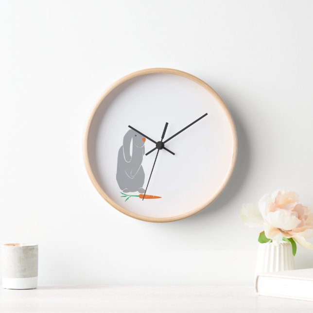 Reloj redondo de 10" de guarnición moderna de cone (Hogar)