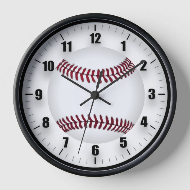 Reloj redondo de béisbol (Anverso)
