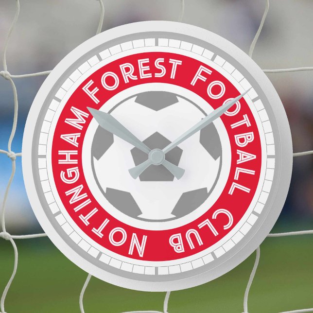 Reloj redondo de hincha o hincha de fútbol (Subido por el creador)