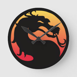 Reloj redondo de Mortal Kombat
