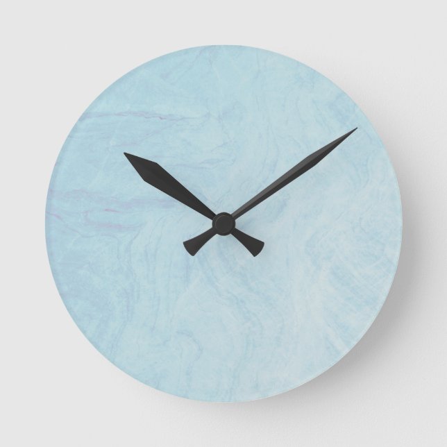 Reloj redondo de pared acrílico de 8" de piedra de (Anverso)