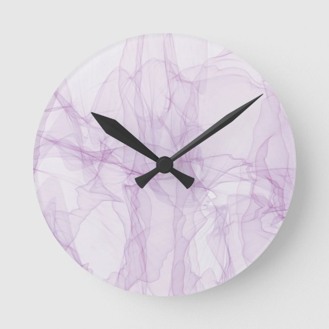 Reloj redondo de pared acrílico de 8" de piedra de (Anverso)