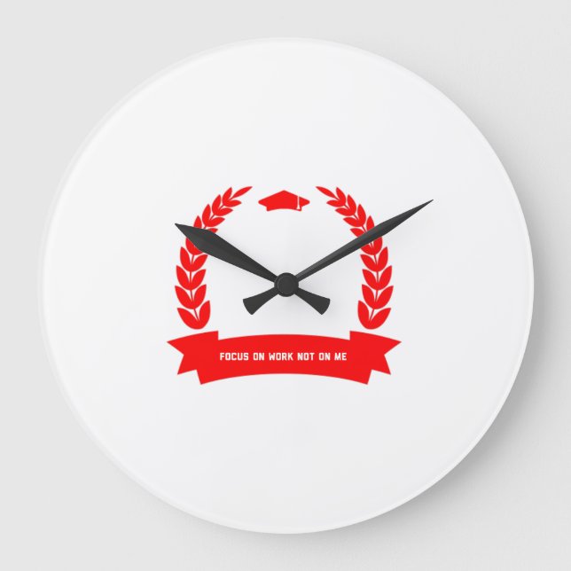 Reloj redondo de pared acrílico - Diseño hermoso (Anverso)