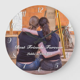 Reloj redondo de Personalizado fotográfico de los 
