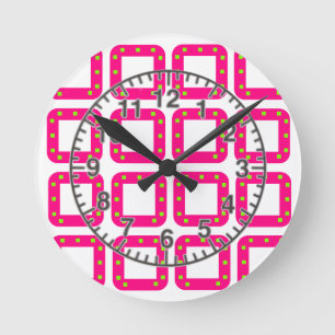 Reloj redondo de puntos PSG