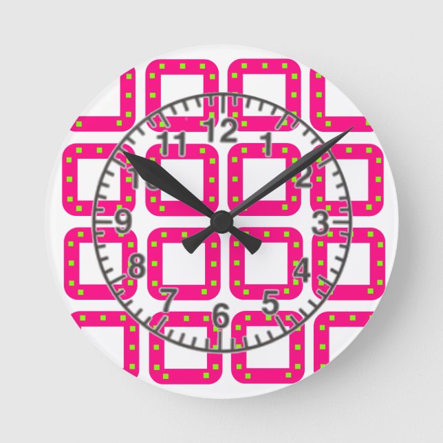Reloj redondo de puntos PSG (Anverso)