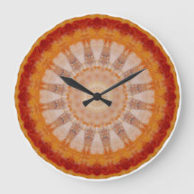 Reloj redondo del diseño de la pizza