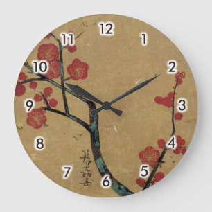 Reloj Redondo Grande 紅梅図, 光琳 Plum Blossoms, Kōrin