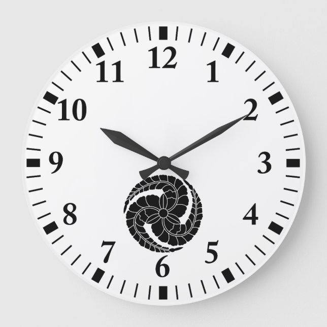 RELOJ REDONDO GRANDE 黒田藤巴 (Anverso)