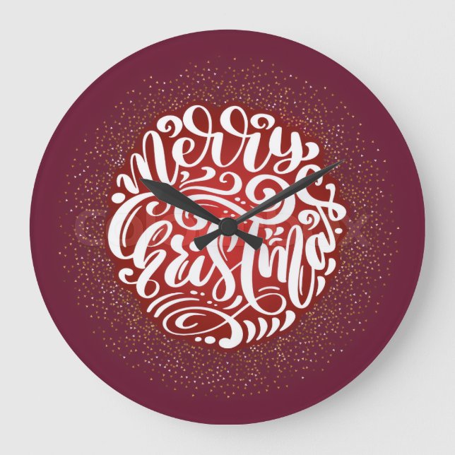 Reloj Redondo Grande 10.75" Round Acrylic Wall Clock (Anverso)