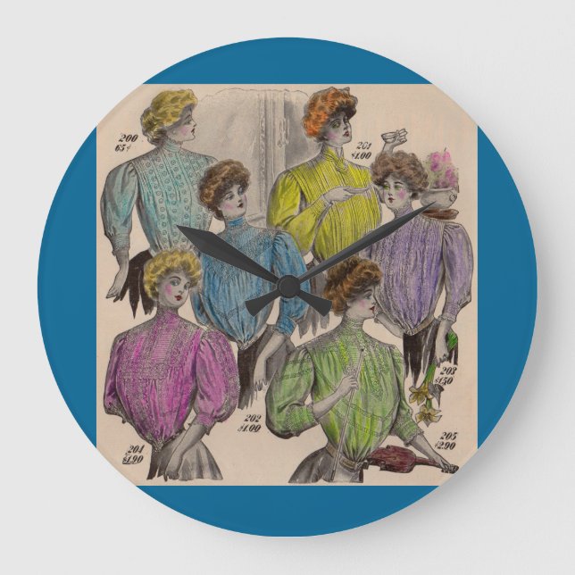 Reloj Redondo Grande 1908 Gimbels damas blouses waists no. 1 (Anverso)