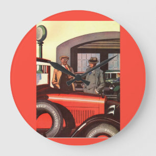 Reloj Redondo Grande 1920s Kelly Springfields tire ad - another one