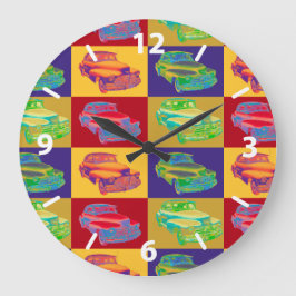 Reloj Redondo Grande 1948 Chevrolet Fleetmaster Coche Antiguo Pop Art