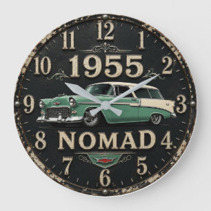 Reloj Redondo Grande 1955 Classic Car 