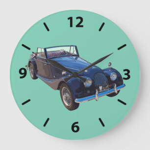 Reloj Redondo Grande 1964 Vehículo deportivo convertible Morgan Plus 4