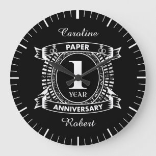 Reloj Redondo Grande 1.ᵉʳ boda escudo afligido