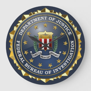 Reloj Redondo Grande [200] Edición especial del FBI