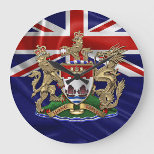 Reloj Redondo Grande [200] Hong Kong - 1959-1997 Escudo de armas