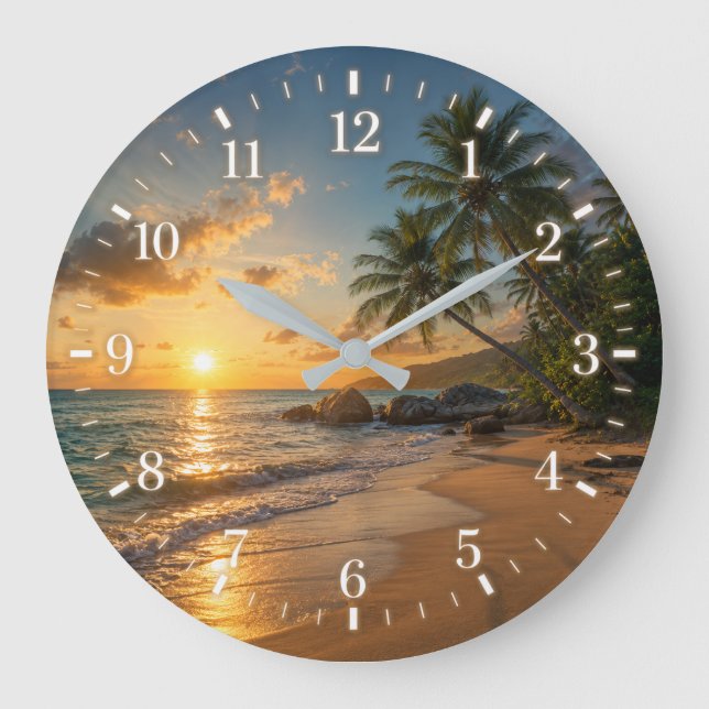 Reloj Redondo Grande 2026 Beach Watch Version (Anverso)