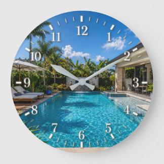 Reloj Redondo Grande 2026 Pool Clock