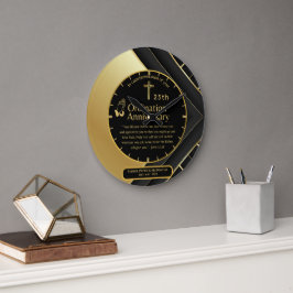 Reloj Redondo Grande 25.ª Ordenanza de Regalo del Pastor Sacerdote