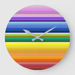 Reloj Redondo Grande 42 Rayos Espectro Arcoiris