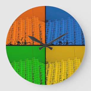 Reloj Redondo Grande 4 colores