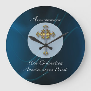 Reloj Redondo Grande 50° aniversario de la Ordenación Jubilar del Sac