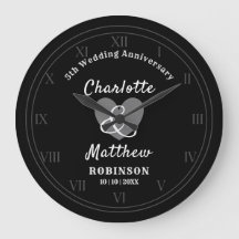 5.º regalo de aniversario del Boda personalizado 