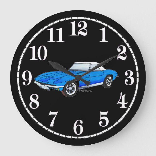 Reloj Redondo Grande 66 Vette - dial blanco (Anverso)