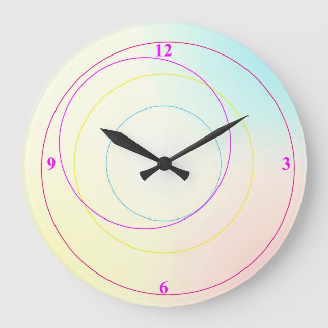 Reloj Redondo Grande A Crop of Circles (Anverso)