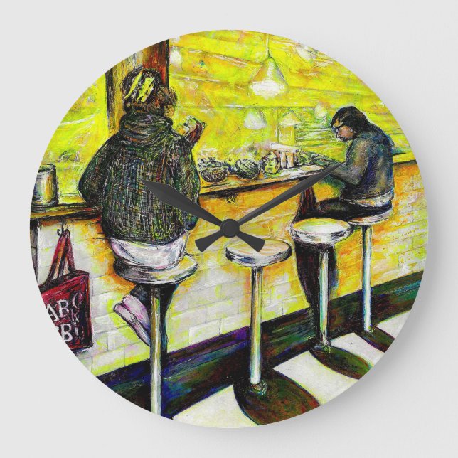 Reloj Redondo Grande A Day Off from Crazy (Anverso)