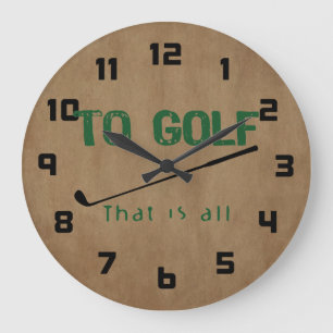 Reloj Redondo Grande A Golf