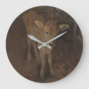 Reloj Redondo Grande A Jersey Calf