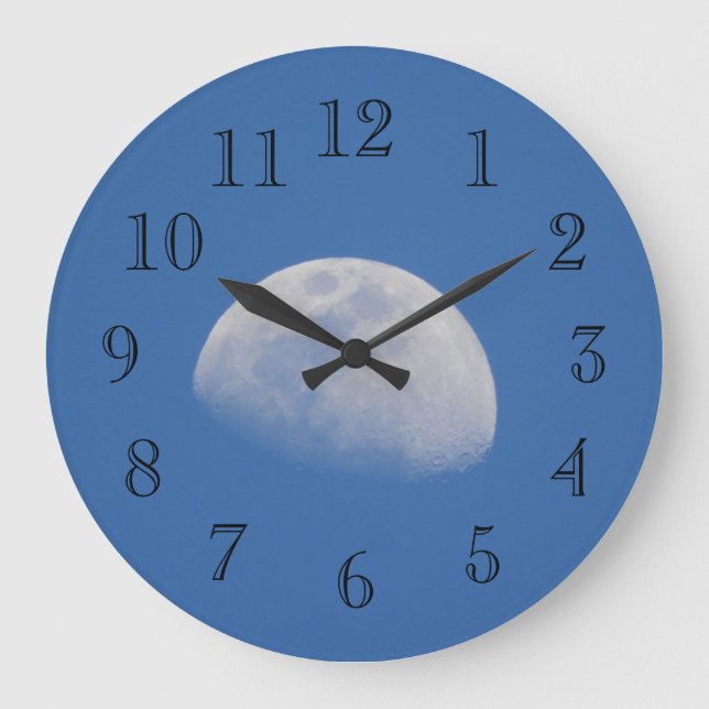 Reloj Redondo Grande A la luna (Anverso)