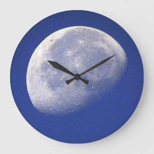 Reloj Redondo Grande A la LUNA y a la parte posterior