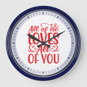 Reloj Redondo Grande A mí todos los amo a todos ustedes