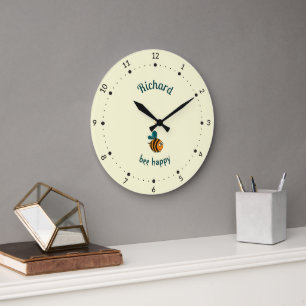 Reloj Redondo Grande Abeja bebé
