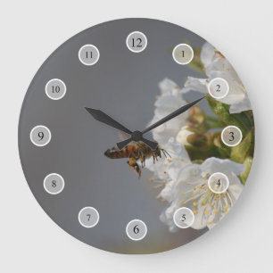 Reloj Redondo Grande Abeja de la miel