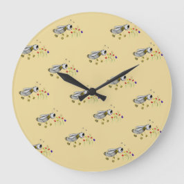 Reloj Redondo Grande Abejas de primavera