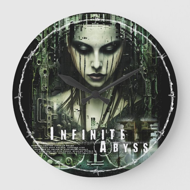 Reloj Redondo Grande Abismo infinito (Anverso)