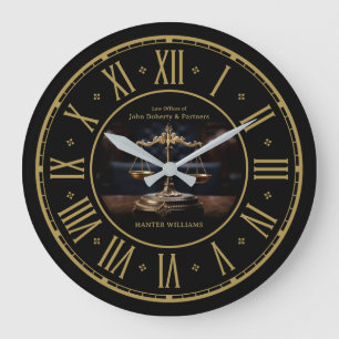 Reloj Redondo Grande Abogado   Oficina de Derecho Reloj grande