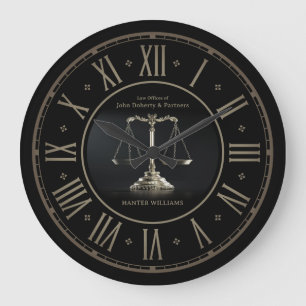 Reloj Redondo Grande Abogado   Oficina de Derecho Reloj grande