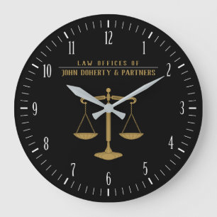 Reloj Redondo Grande Abogado  Oficina Jurídica