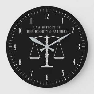 Reloj Redondo Grande Abogado  Oficina Jurídica