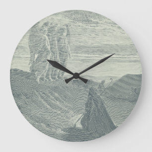 Reloj Redondo Grande Abraham y los tres ángeles